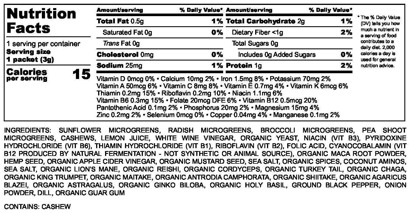 Freeze-Dried NRG Nutri-Shot