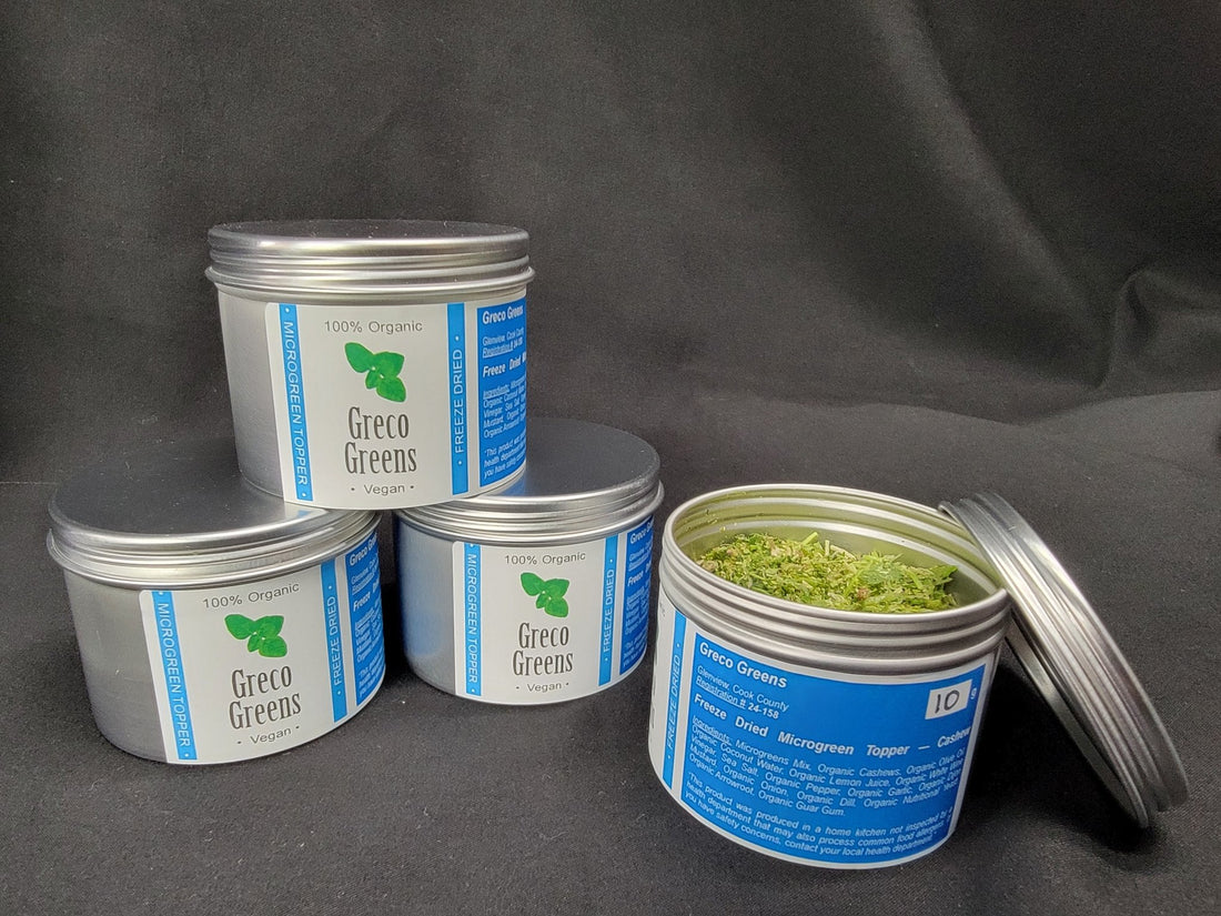 New Freeze-Dried Microgreen Toppers – Your On-the-Go Nutrition Boost! - Greco Greens